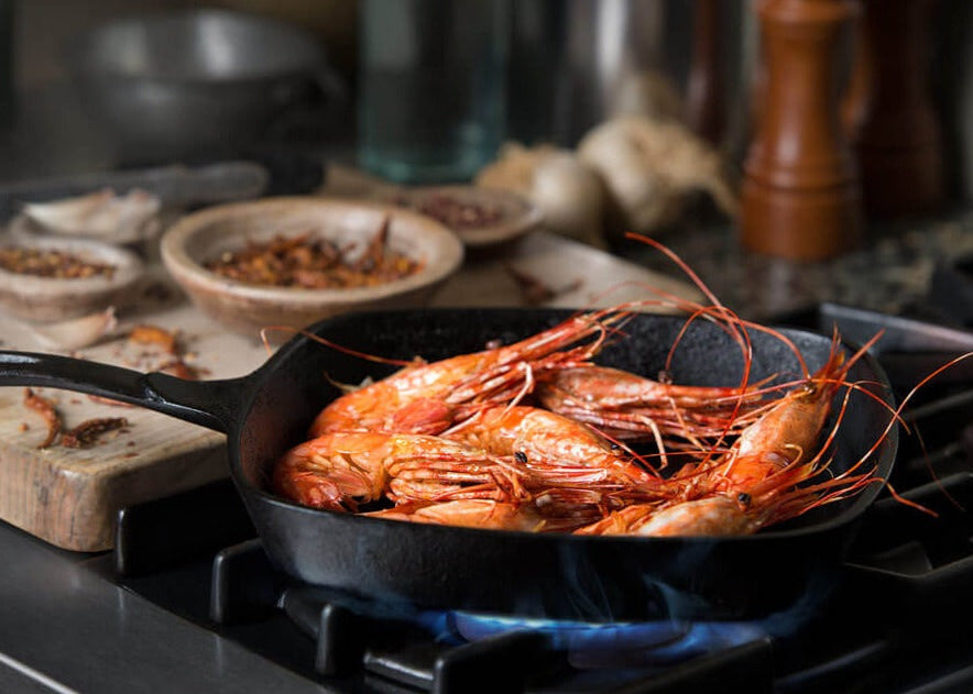 Premium Wild-Caught Spot Prawns – Frozen, Sweet &amp; Tender (Jumbo, 2.2 lbs)