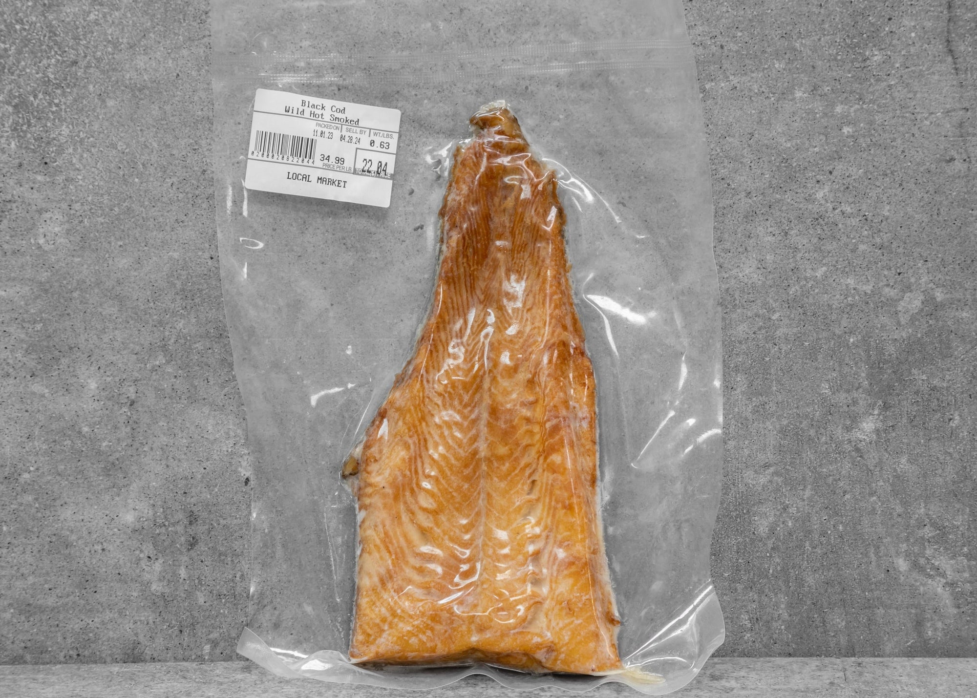 Hot Smoked Alaskan Black Cod (1 LB Average)