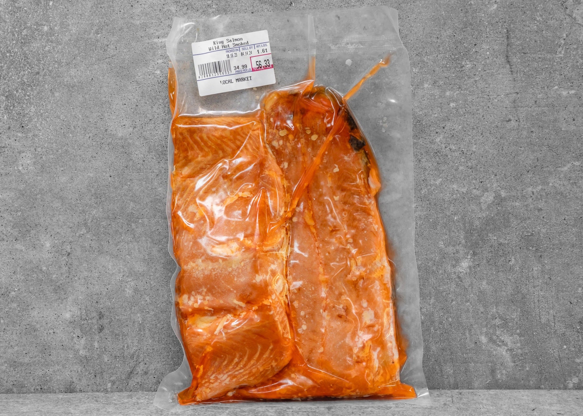Hot Smoked Alaskan King Salmon (1 LB Average)