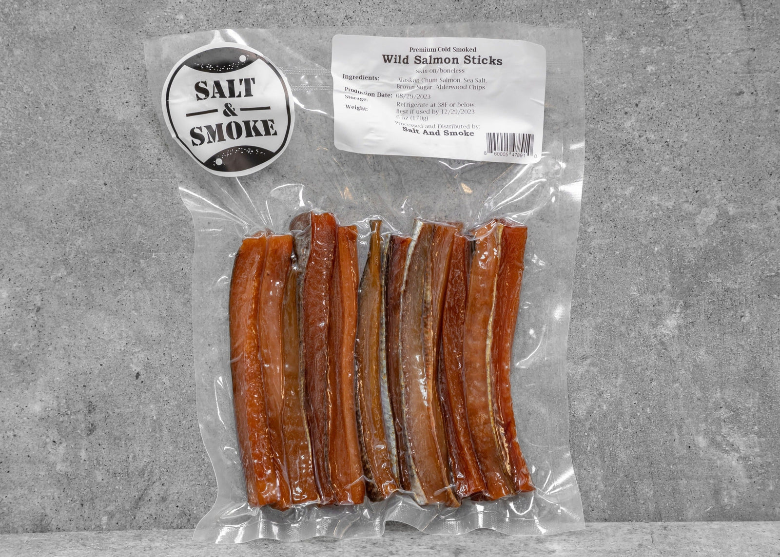 Wild Salmon Jerky Sticks