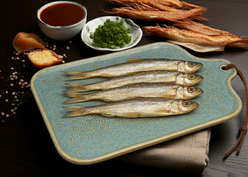 Dry Smelt (Korushka) 15 pc each bag 1/2 lb Average