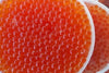 Caviar de kéta frais fait maison à faible teneur en sel