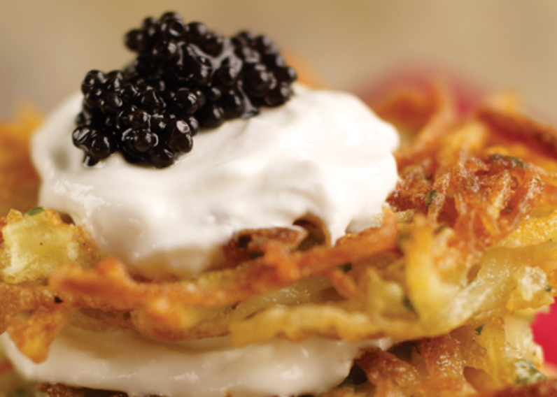 Linda&#39;s Gourmet Latkes Handmade Potato Pancakes Bite Size 4.2oz