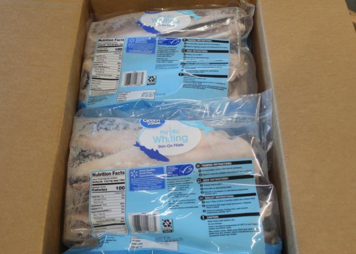 Shipping 12/01/2025: Frozen Premium Whiting Fillet 4 lb Retail Bag (50% OFF)
