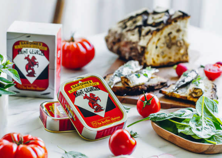 Saint-Georges sardines in olive oil 115 g tin