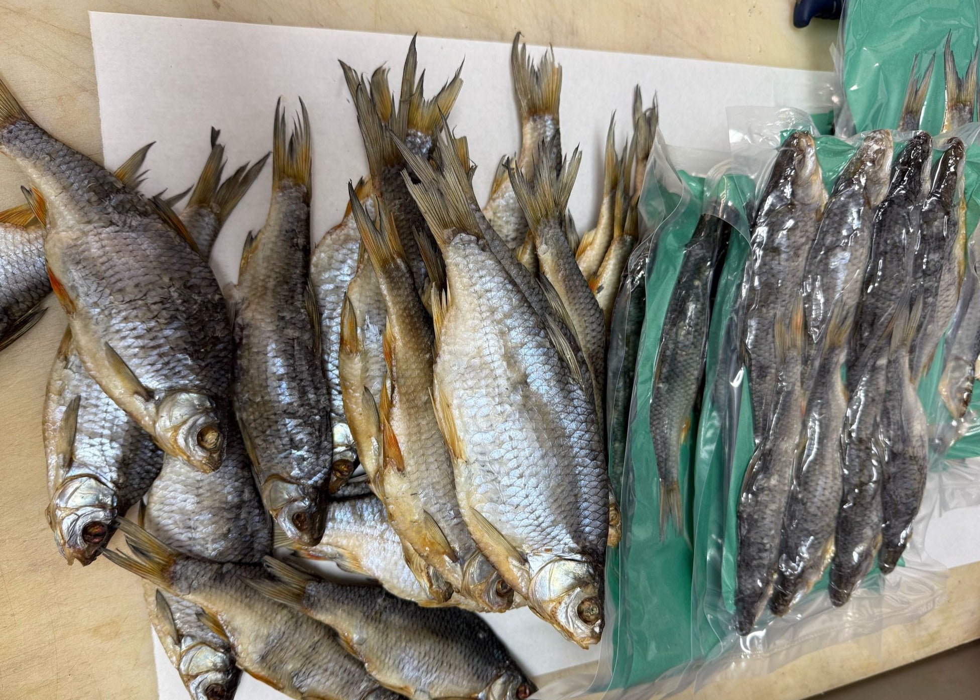 Dried Taranka Fish (Вяленая Тарань-ка)